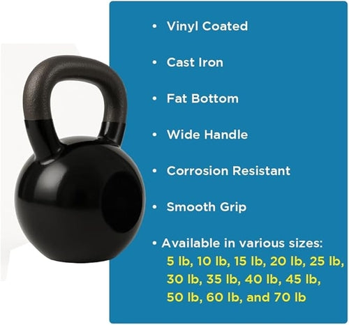 Vinyl Coated Kettlebell Weights: Your Ultimate Fitness Companion for